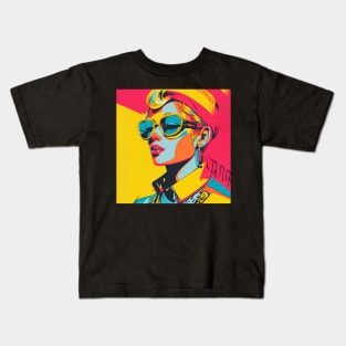 Iconic Vibes - Capturing the Energy of Pop Art Kids T-Shirt